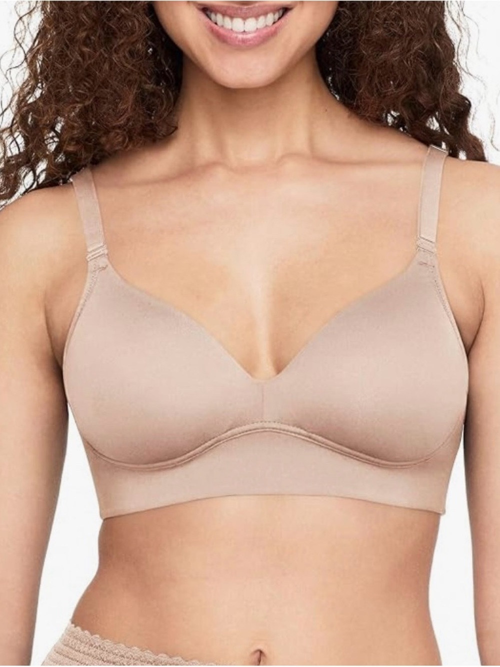 Warners Blissful Benefits Wireless Convertible T-Shirt Bra. 36C